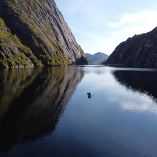 Mit Kajak und Zelt in Norwegen