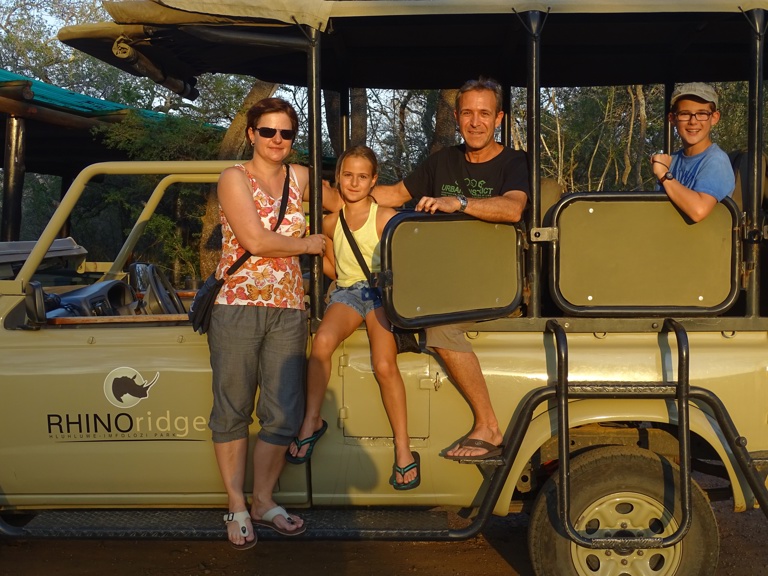 Mit Kindern auf Safari