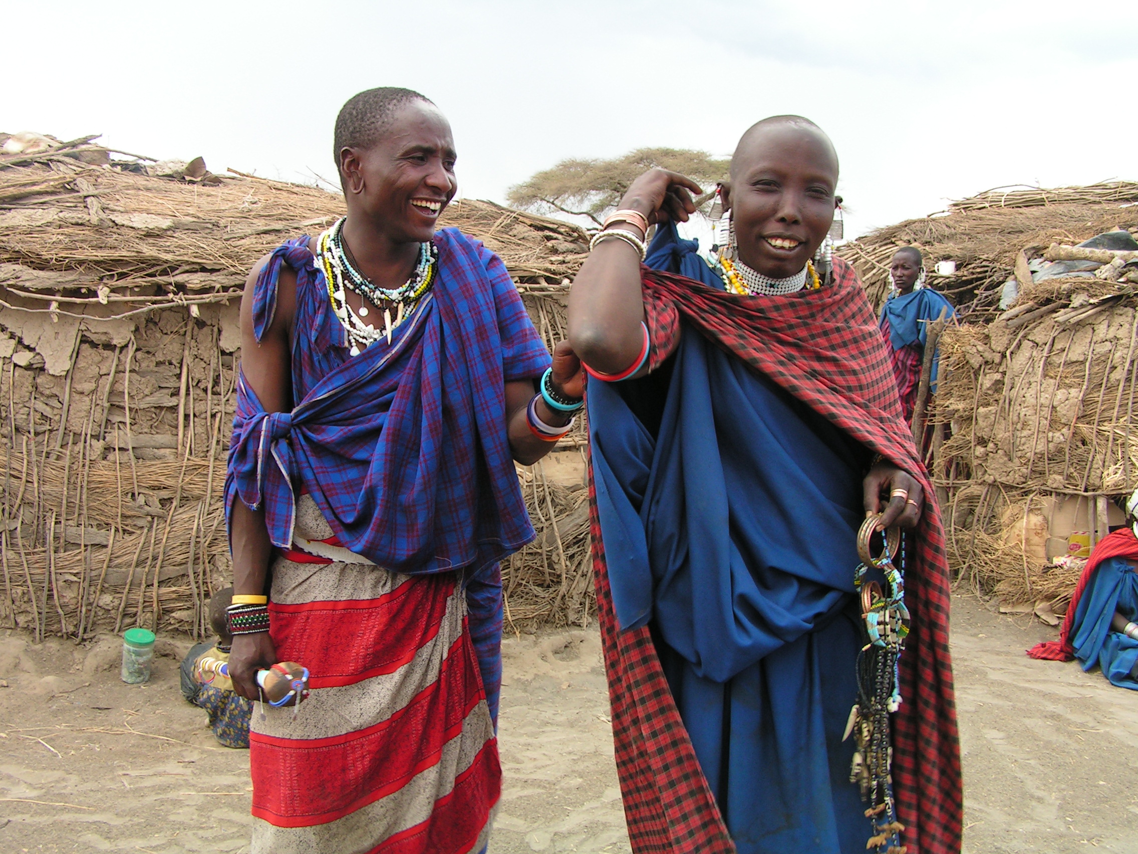Massai Dorf, Tansania