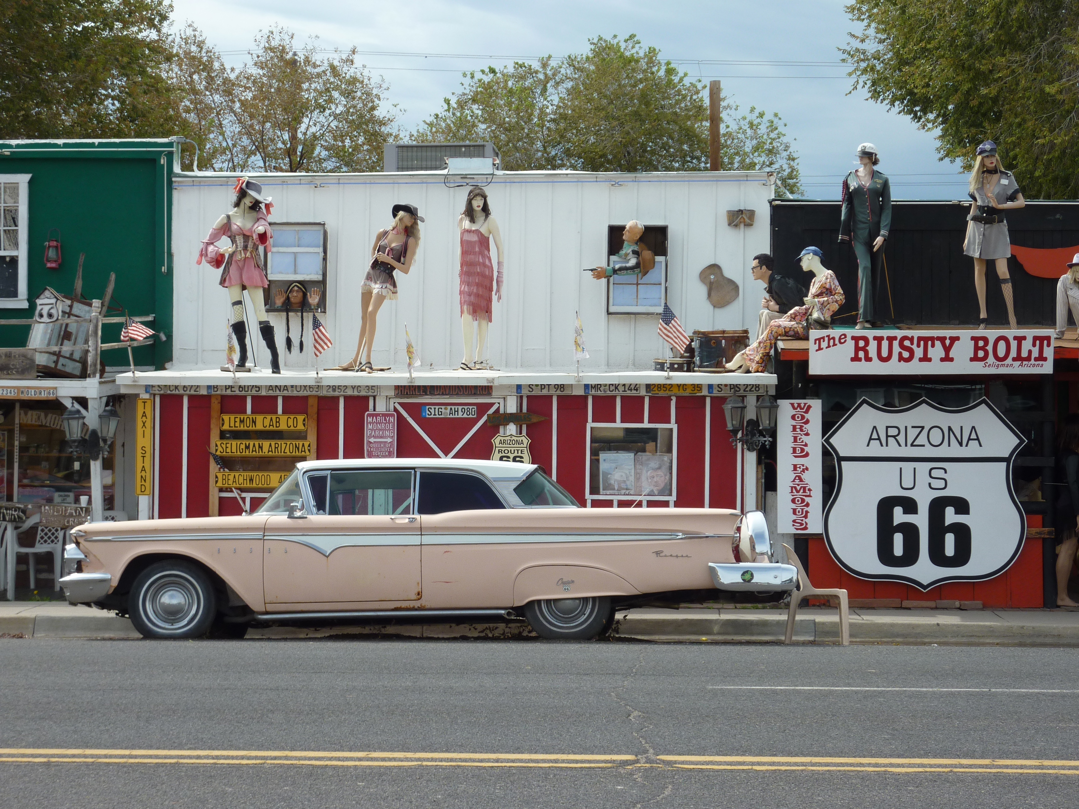 Fahre auf der Route 66 durch das Herz der USA