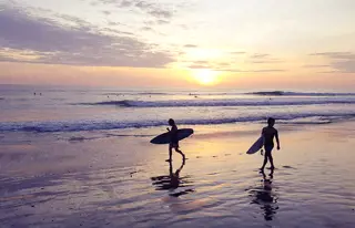 Faulenzen an den Stränden Ecuadors
