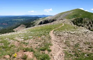 Cruise über den beliebten Hermosa Creek Trail