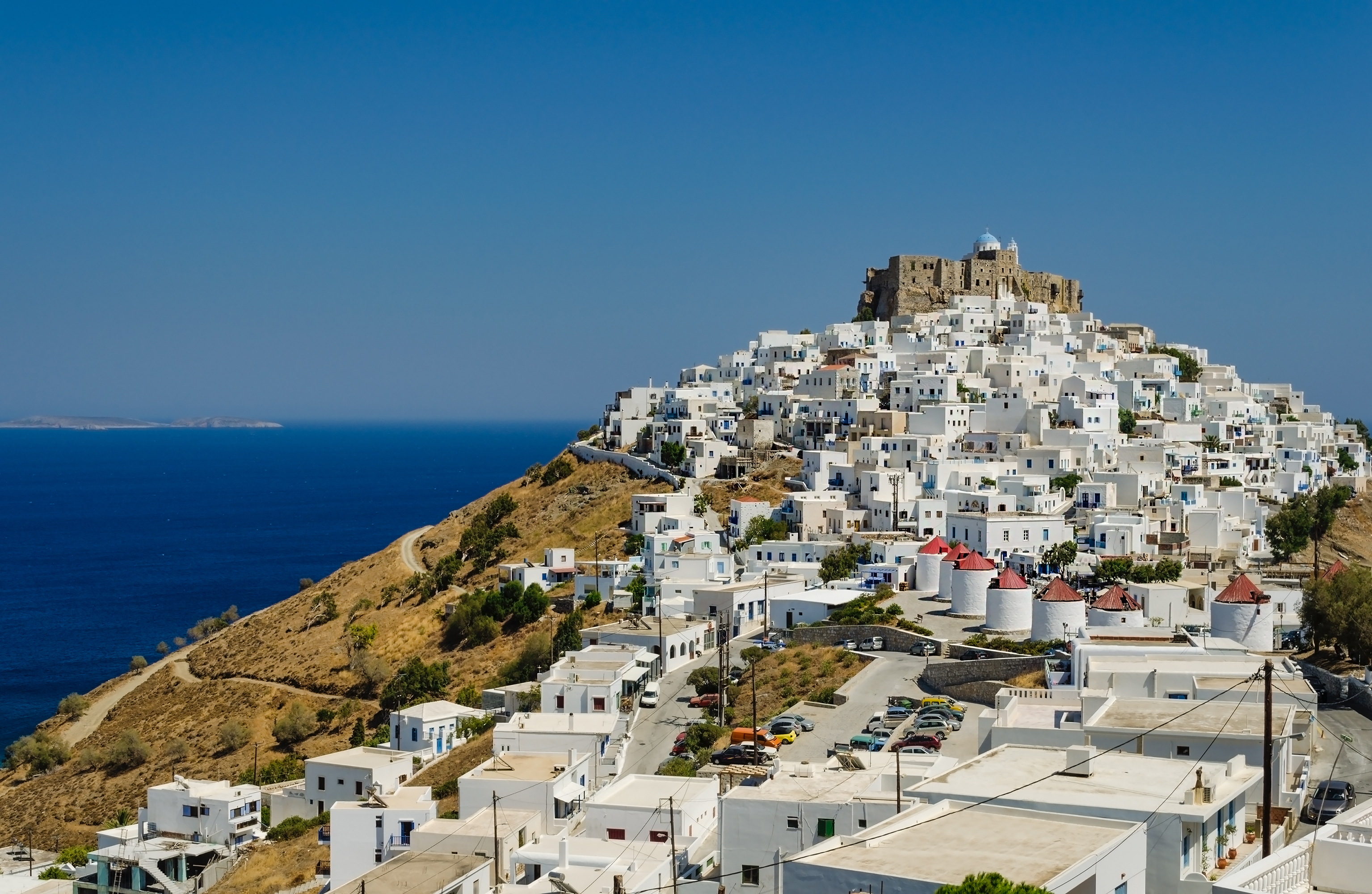 Besuche die Kleinstadt Chora im Südosten der Insel Samos